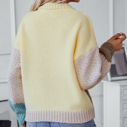 Pastel Pop Colour Block Jumper