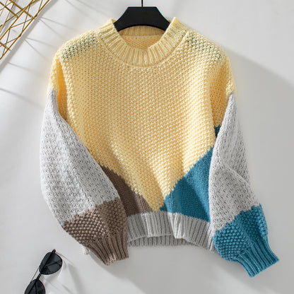 Pastel Pop Colour Block Jumper