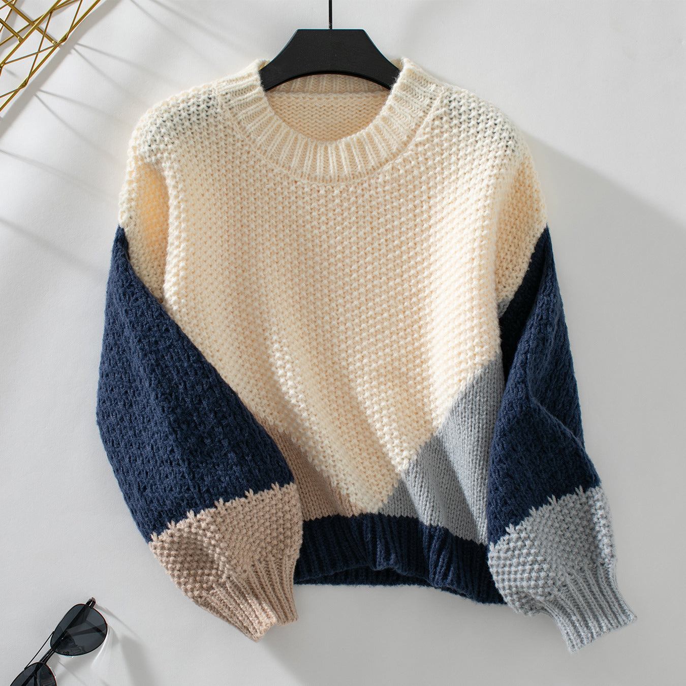 Pastel Pop Colour Block Jumper