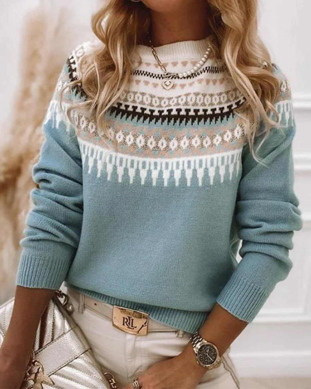 Nordic Frost Fair Isle Jumper