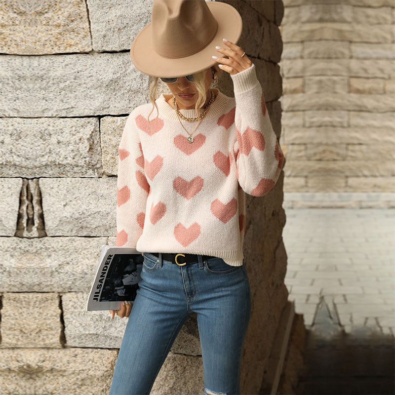 Sweetheart Knit Jumper