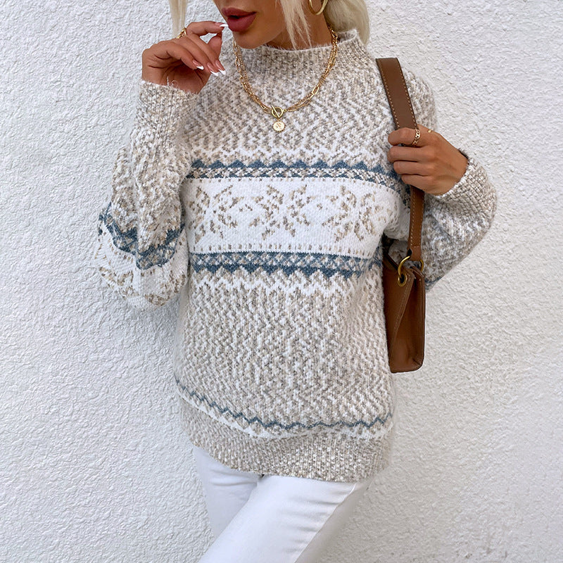 Frosty Fair Isle Knit Jumper