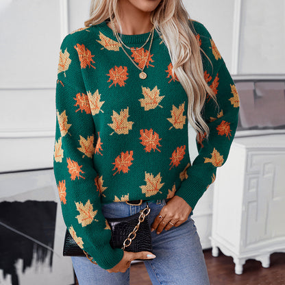 Autumn Leaves Knit Jumper