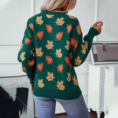 Autumn Leaves Knit Jumper