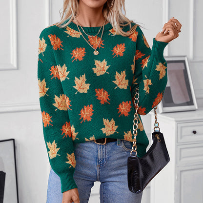 Autumn Leaves Knit Jumper