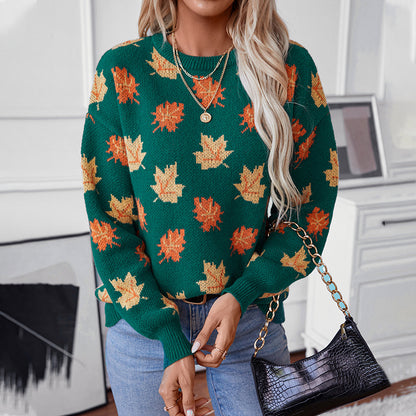 Autumn Leaves Knit Jumper