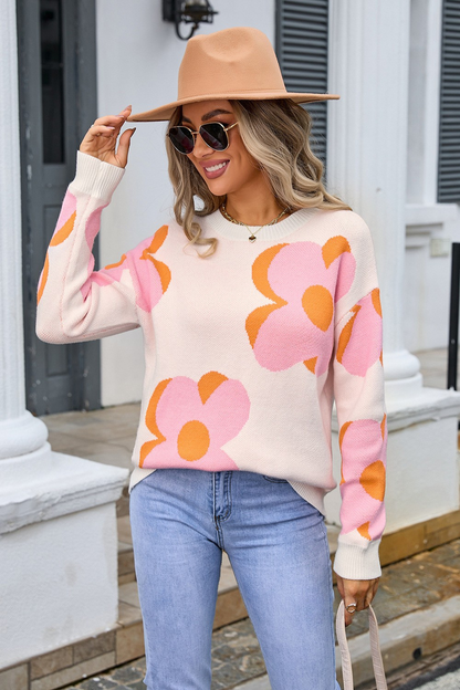 Model Wearing Bloomsbury Charm Women's Jumper