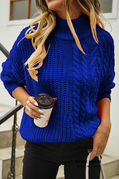 Model Wearing Winter Whisper Women's Jumper